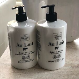 (2-Pk) THE SCOTTISH FINE SOAPS ~ Au Lait Signature BODY LOTION with Organic Milk